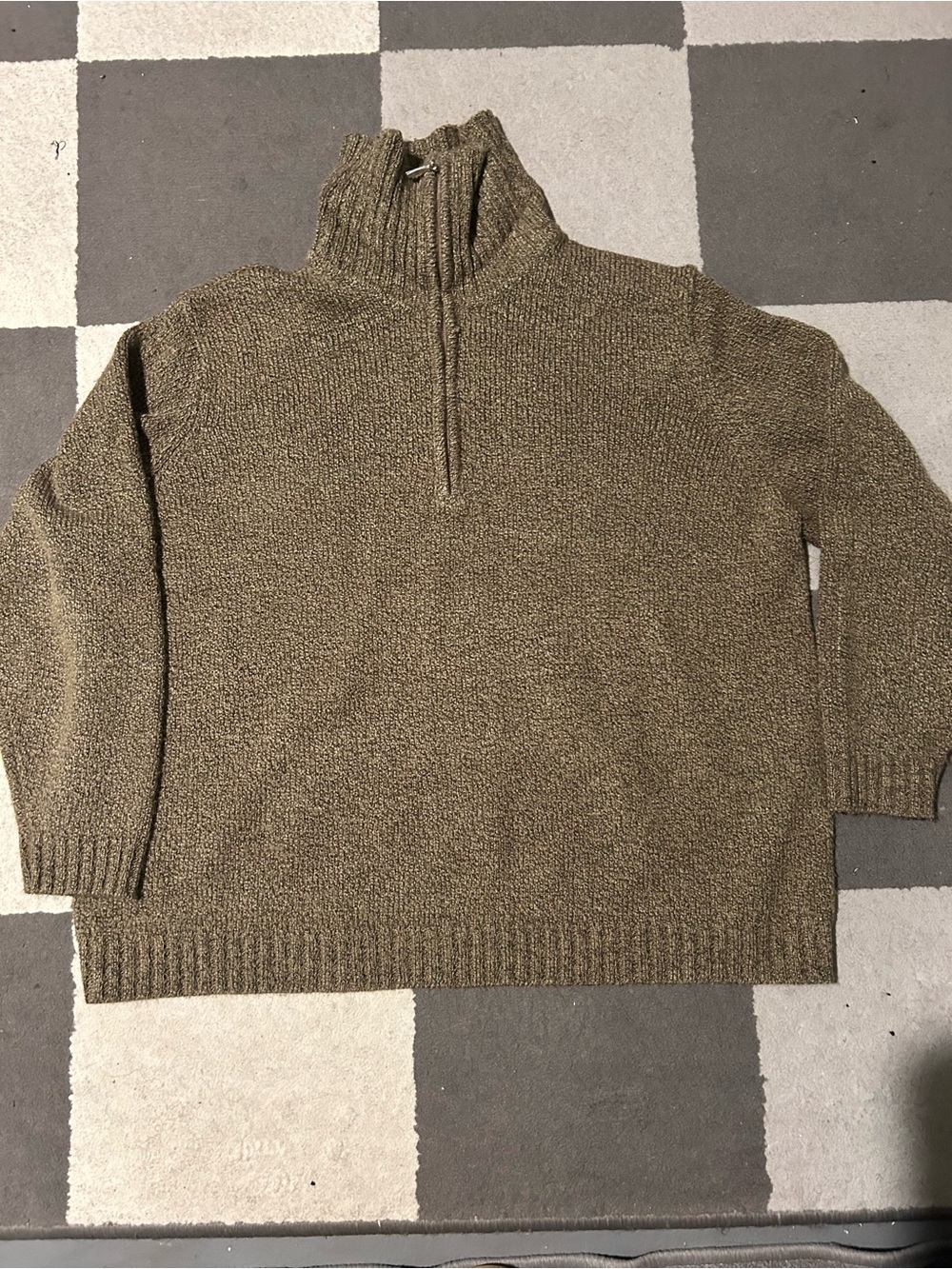 Croft & Barrow Oversized Quarter Zip